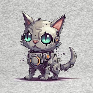 Cute Robotic Cat T-Shirt